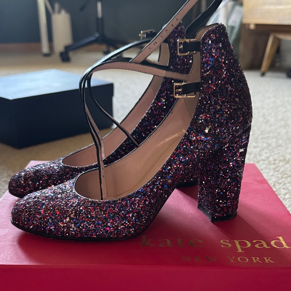 Kate Spade Sparkling Glitter Heels - Multicolor